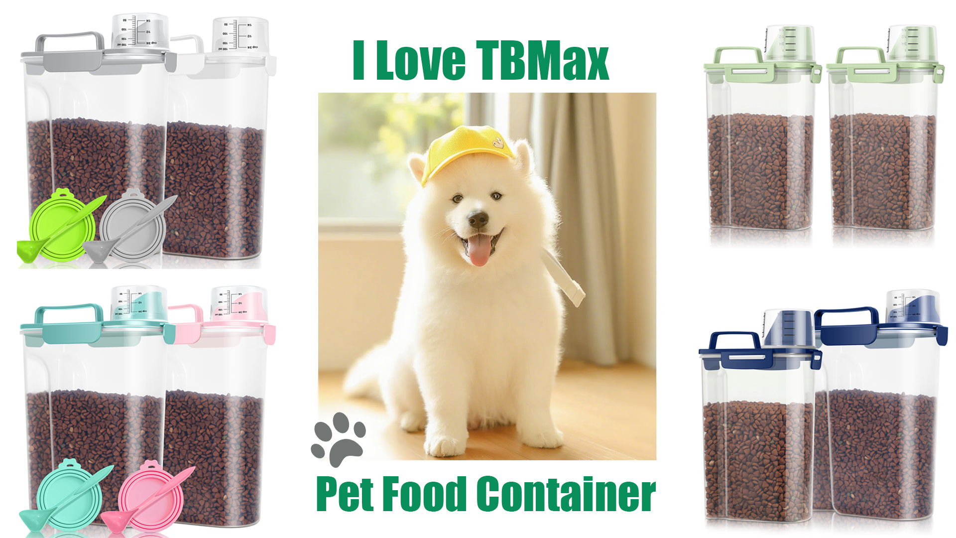 Amazon.com : TBMax Dog Food Storage Container 5-7 lbs, Airtight